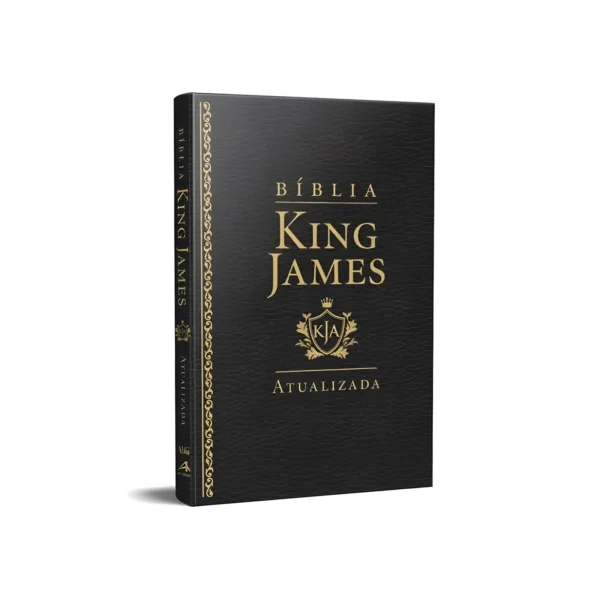 Bíblia King James I Atualizada I Slim I Preta Luxo