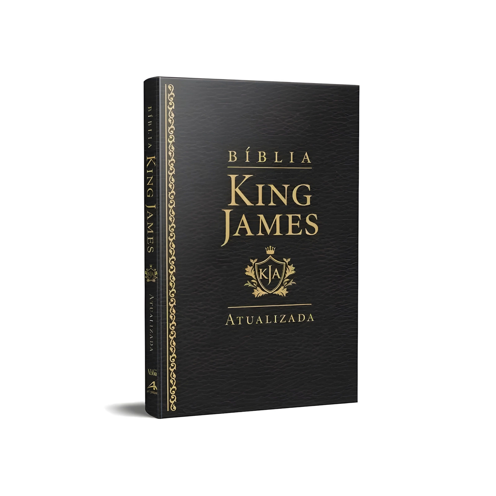 Bíblia King James I Atualizada I Slim I Preta Luxo